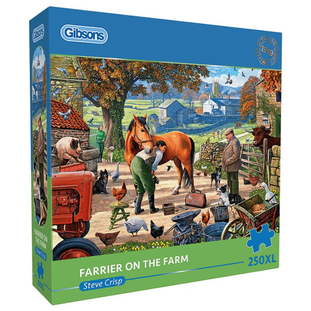 Farrier on the Farm - 250 XL Piece Jigsaw Puzzle - Senior Style