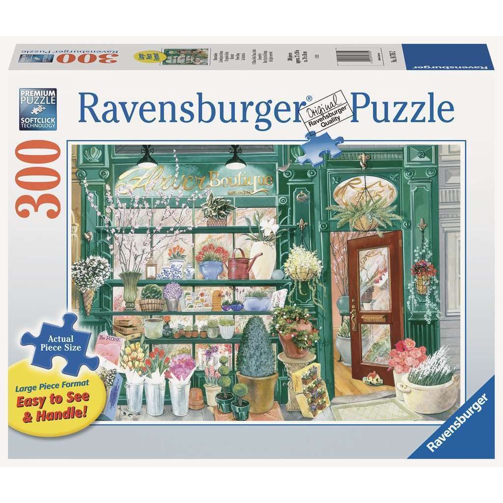 Flower Shop - 300 Large Piece Jigsaw Puzzle - Senior Style