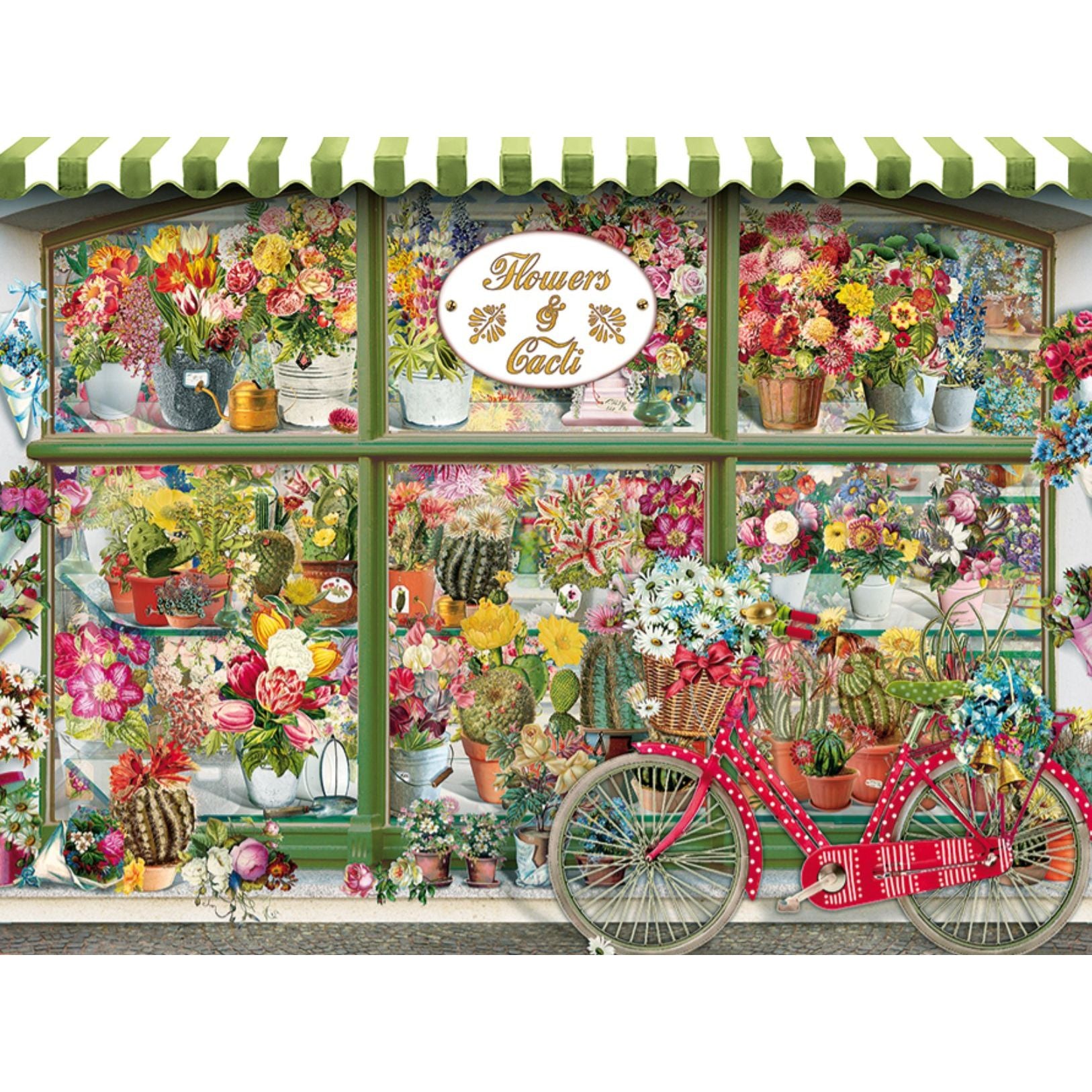 Flowers & Cacti - 275 Large Piece Jigsaw Puzzle - Senior Style