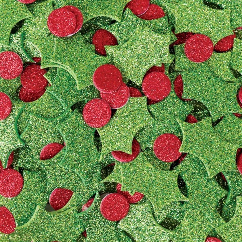 Foam Glitter & Berry Holly Stickers Pack of 200 - Senior Style