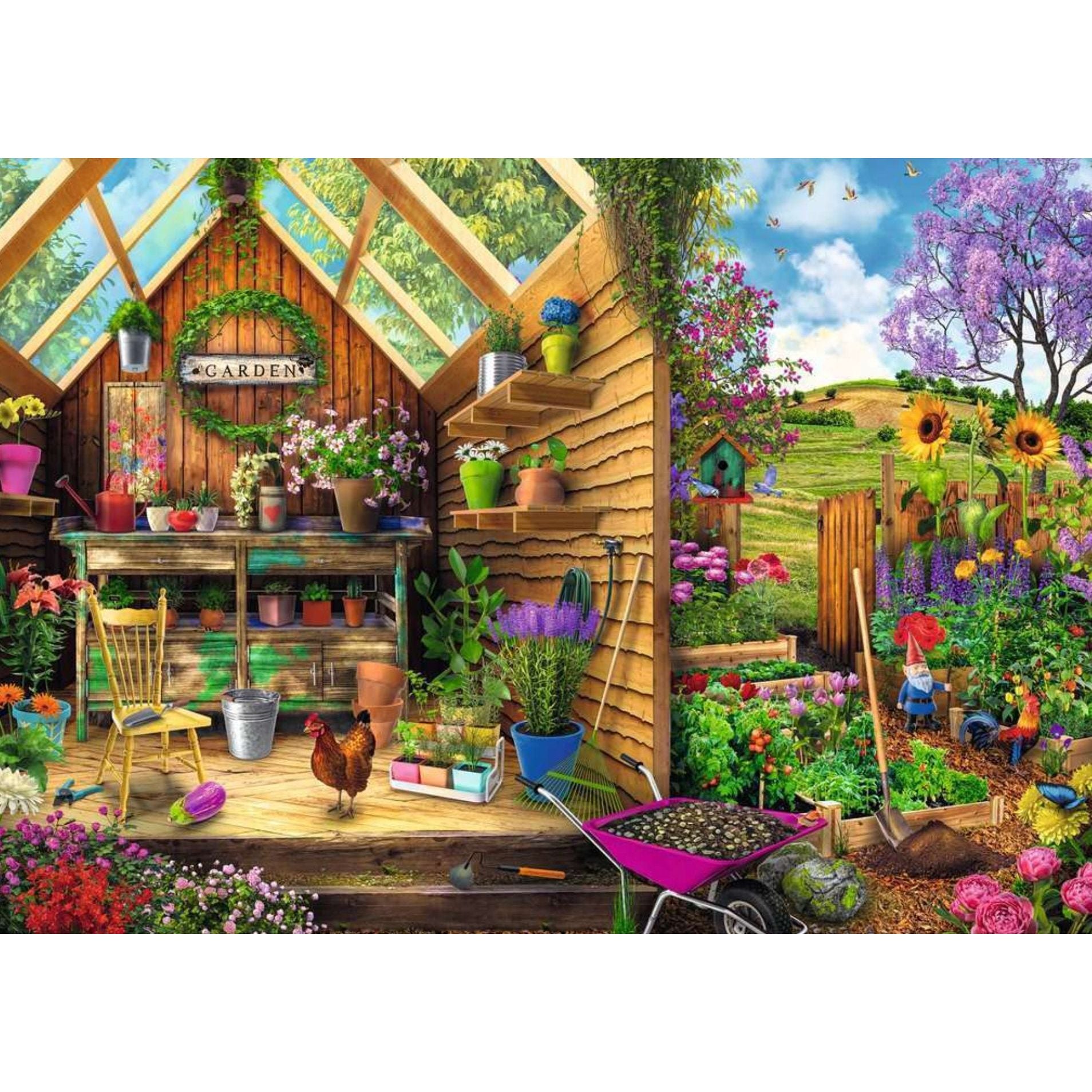 Gardener's Getaway - 300 Large Piece Jigsaw Puzzle - Senior Style