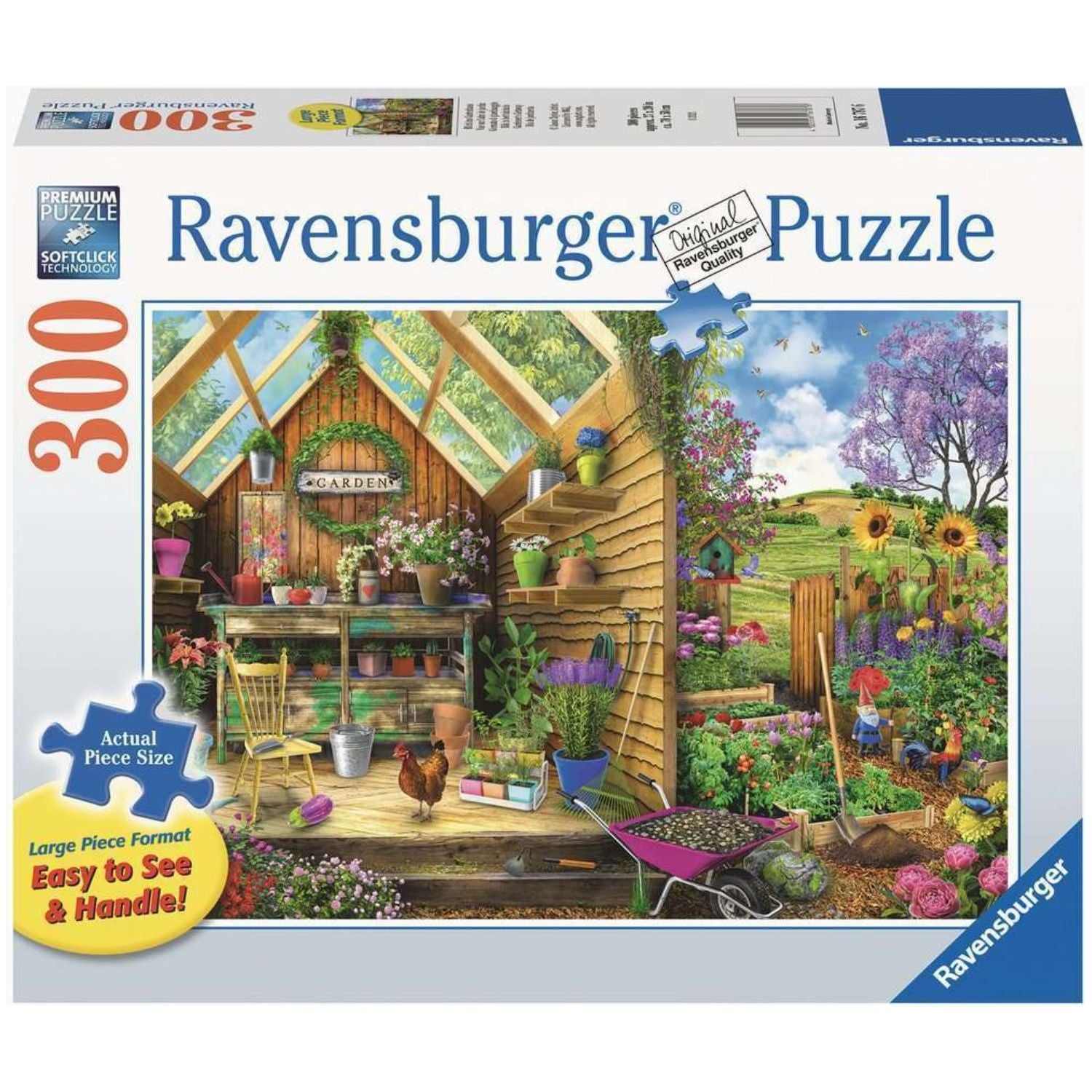 Gardener's Getaway - 300 Large Piece Jigsaw Puzzle - Senior Style