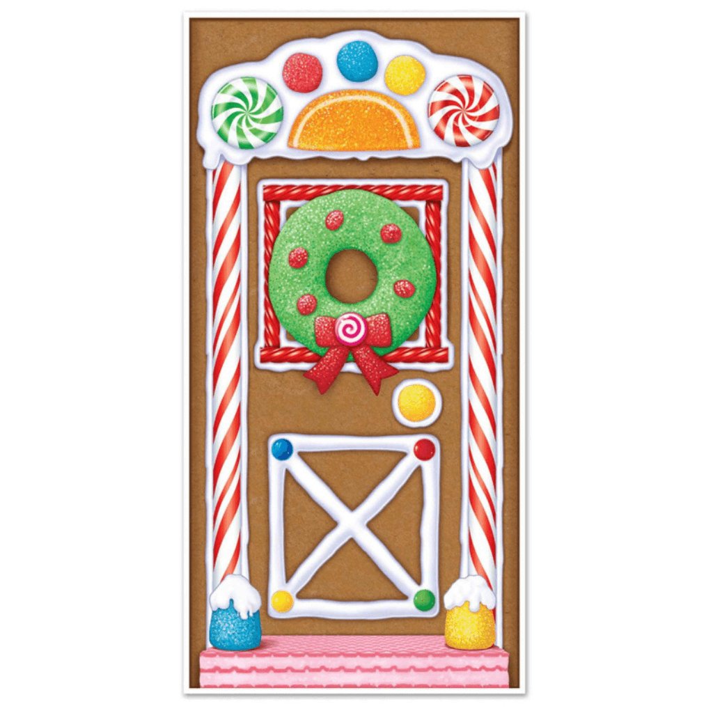 Gingerbread House Door Cover - Senior Style