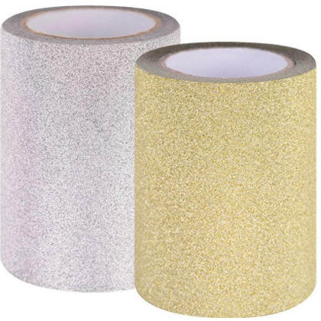 Glitter Ripper Adhesive Tape Silver & Gold - Senior Style