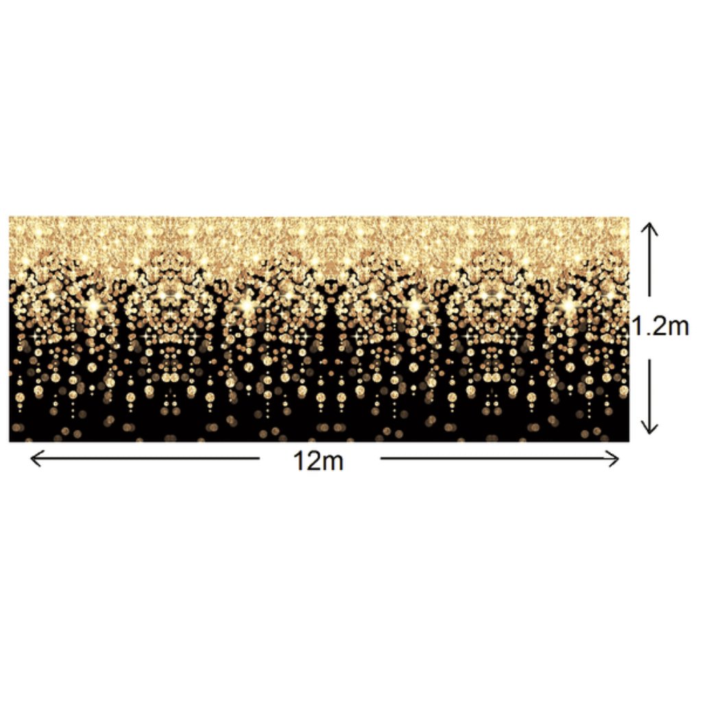 Glitz &amp; Glam Cascading Lights Scene Setter Room Roll - Senior Style