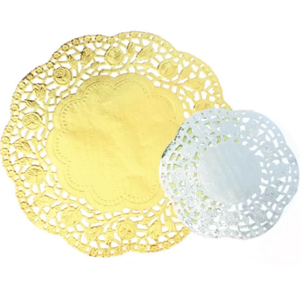 Gold and Silver Doilies - Senior Style