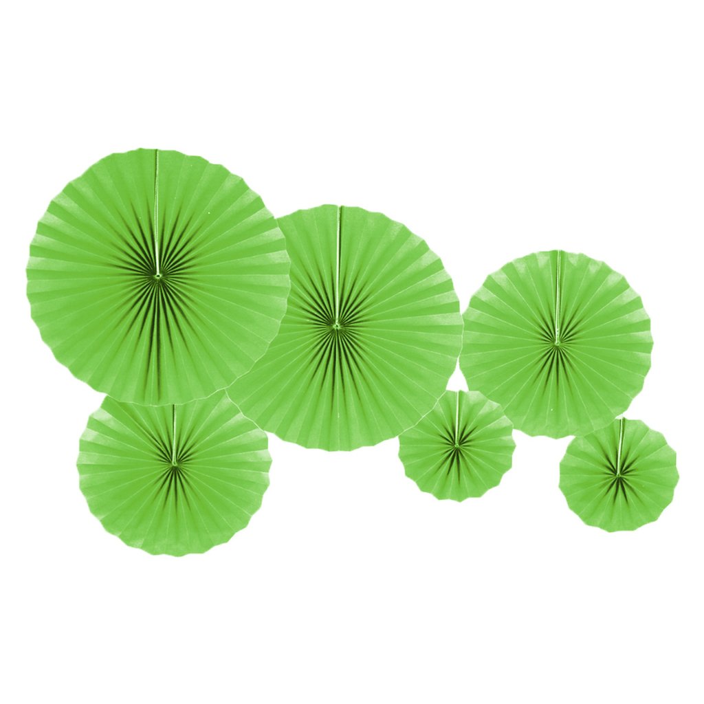 Green Decoration Fans - Senior Style