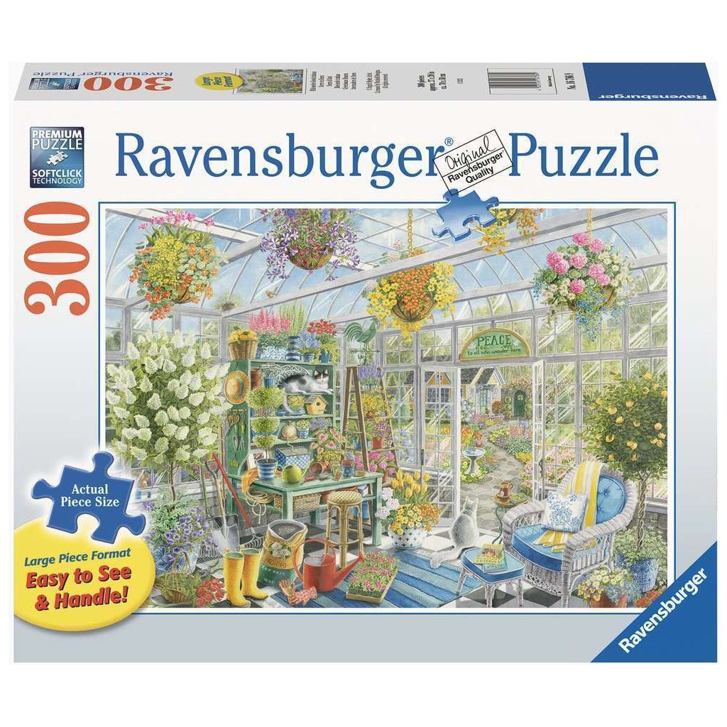 Greenhouse Heaven - 300 Large Piece Jigsaw Puzzle - Senior Style