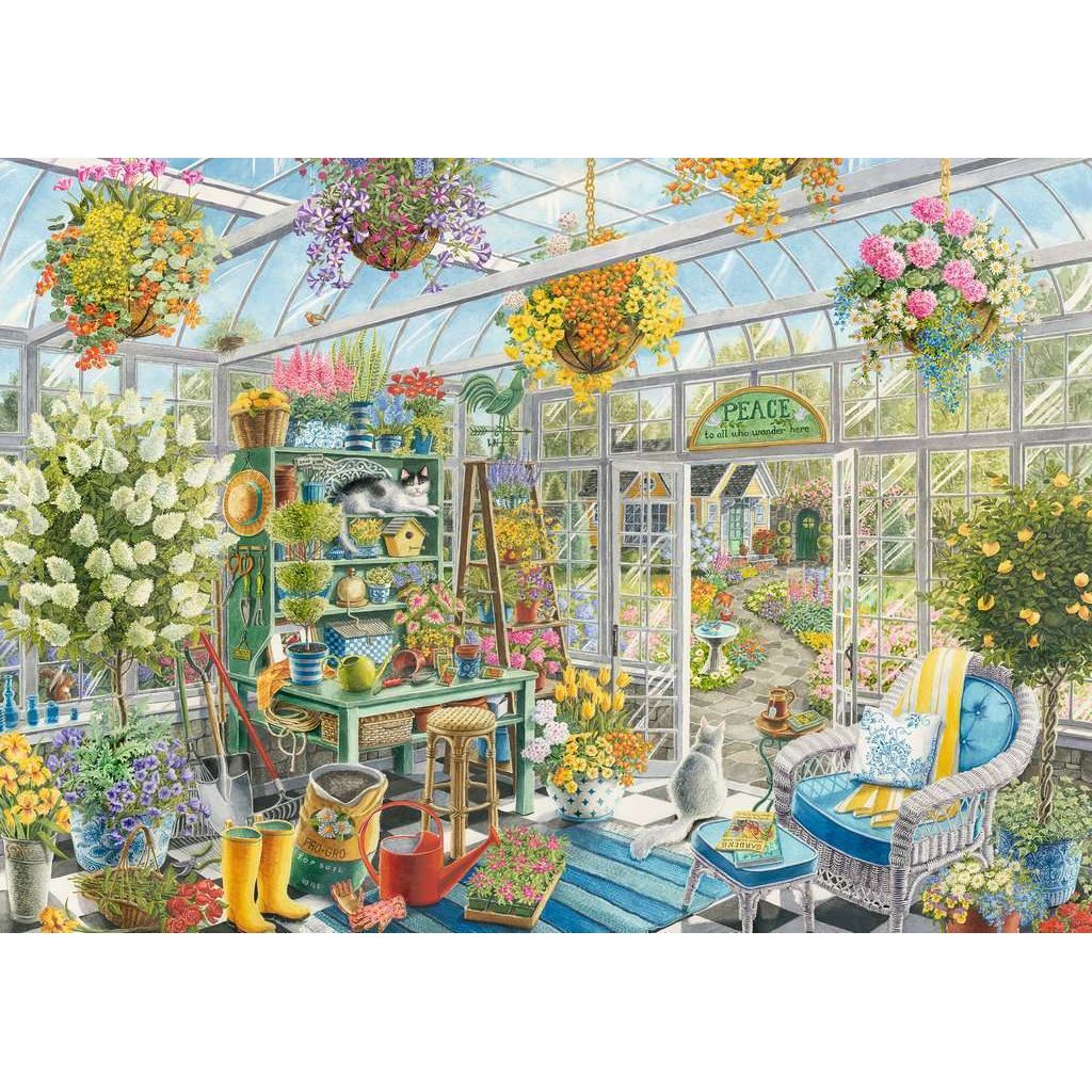 Greenhouse Heaven - 300 Large Piece Jigsaw Puzzle - Senior Style