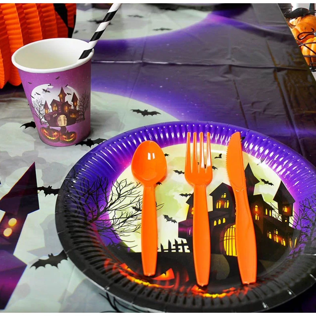 Halloween Tableware Set - Senior Style