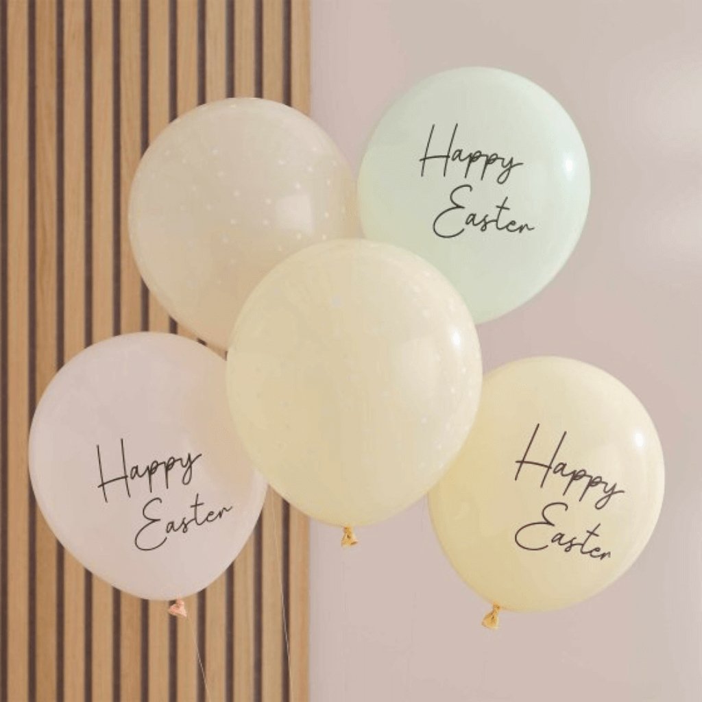 Happy Easter Pastel Balloons - Senior Style