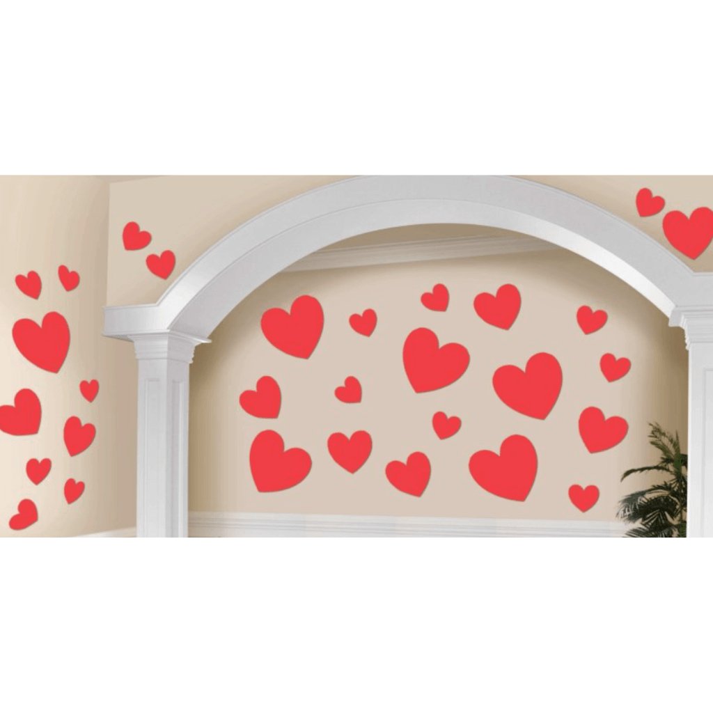 Heart Cutouts Assorted Sizes Cardboard Value Pack - Senior Style