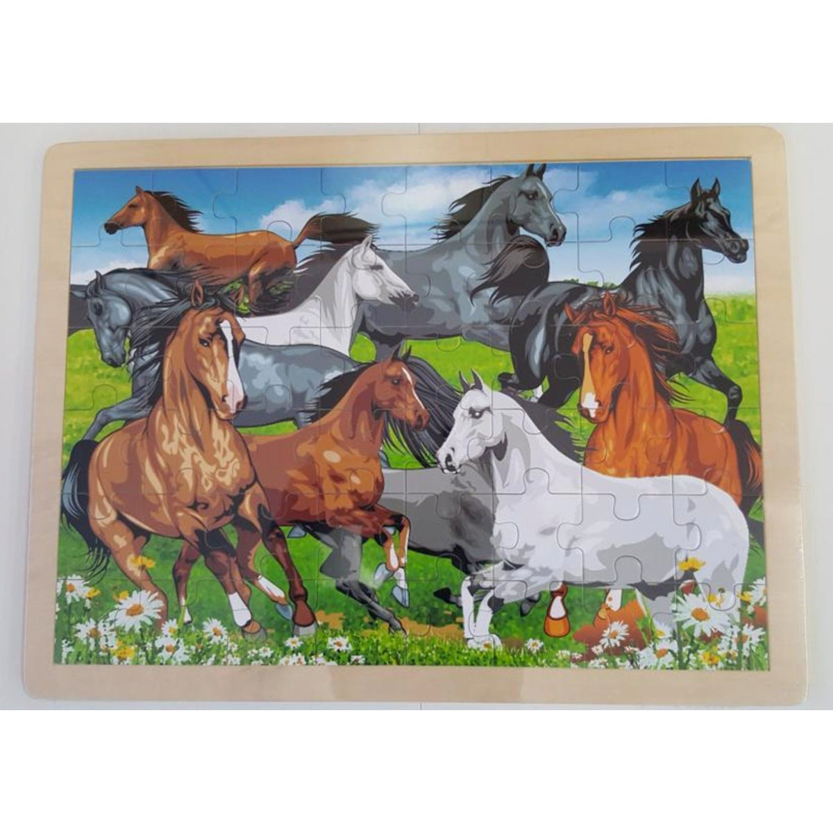 Horse - 48 Piece Wooden Jigsaw Puzzle - Senior Style