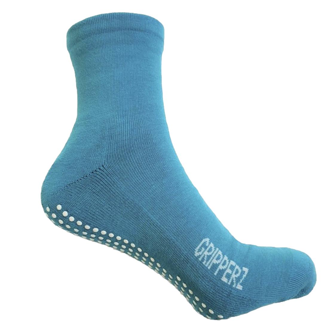 Hospital Socks / Non Slip Socks / Diabetic Safe Socks by Gripperz - Senior Style