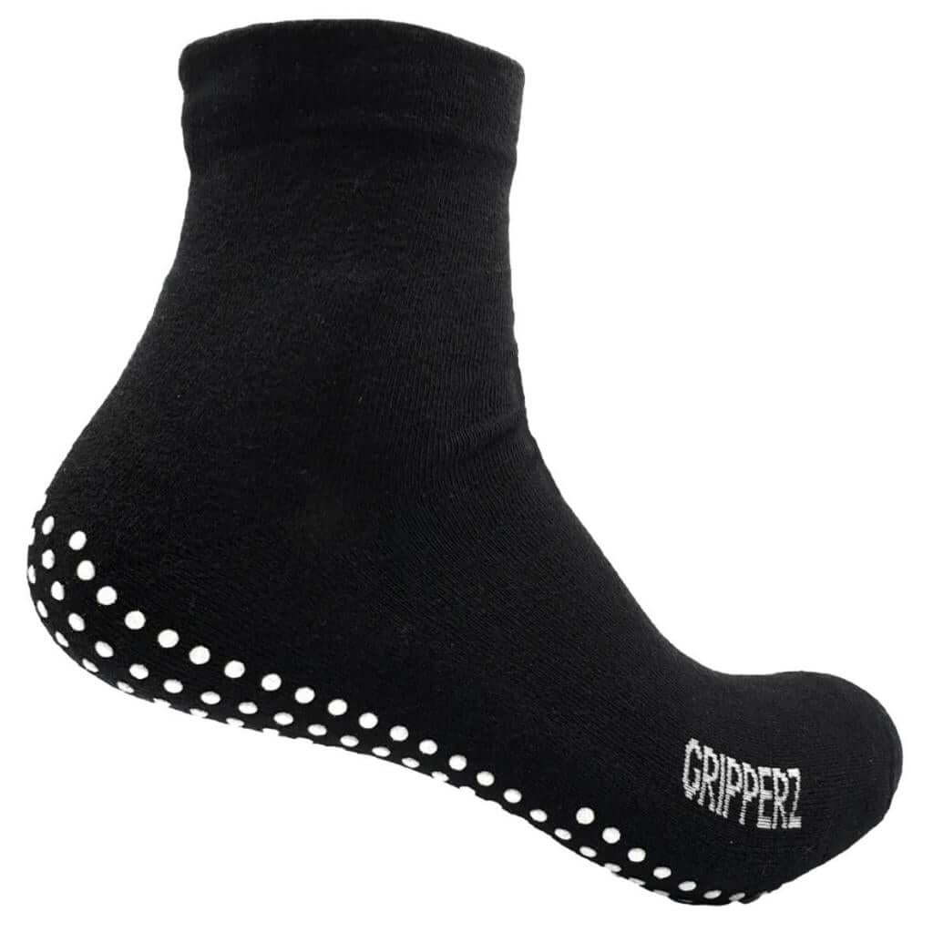 Hospital Socks / Non Slip Socks / Diabetic Safe Socks by Gripperz - Senior Style