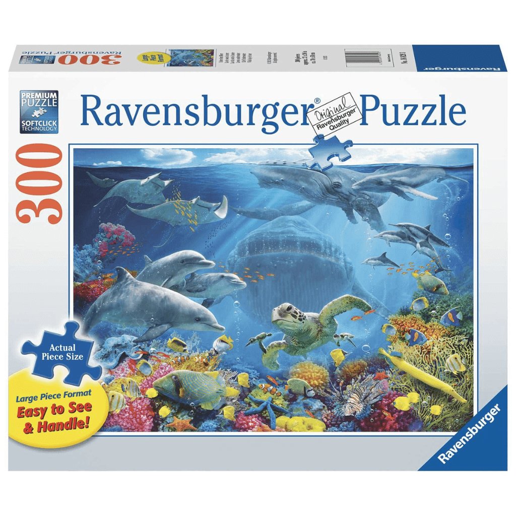 Life Underwater - 300 Large Piece Jigsaw Puzzle - Senior Style