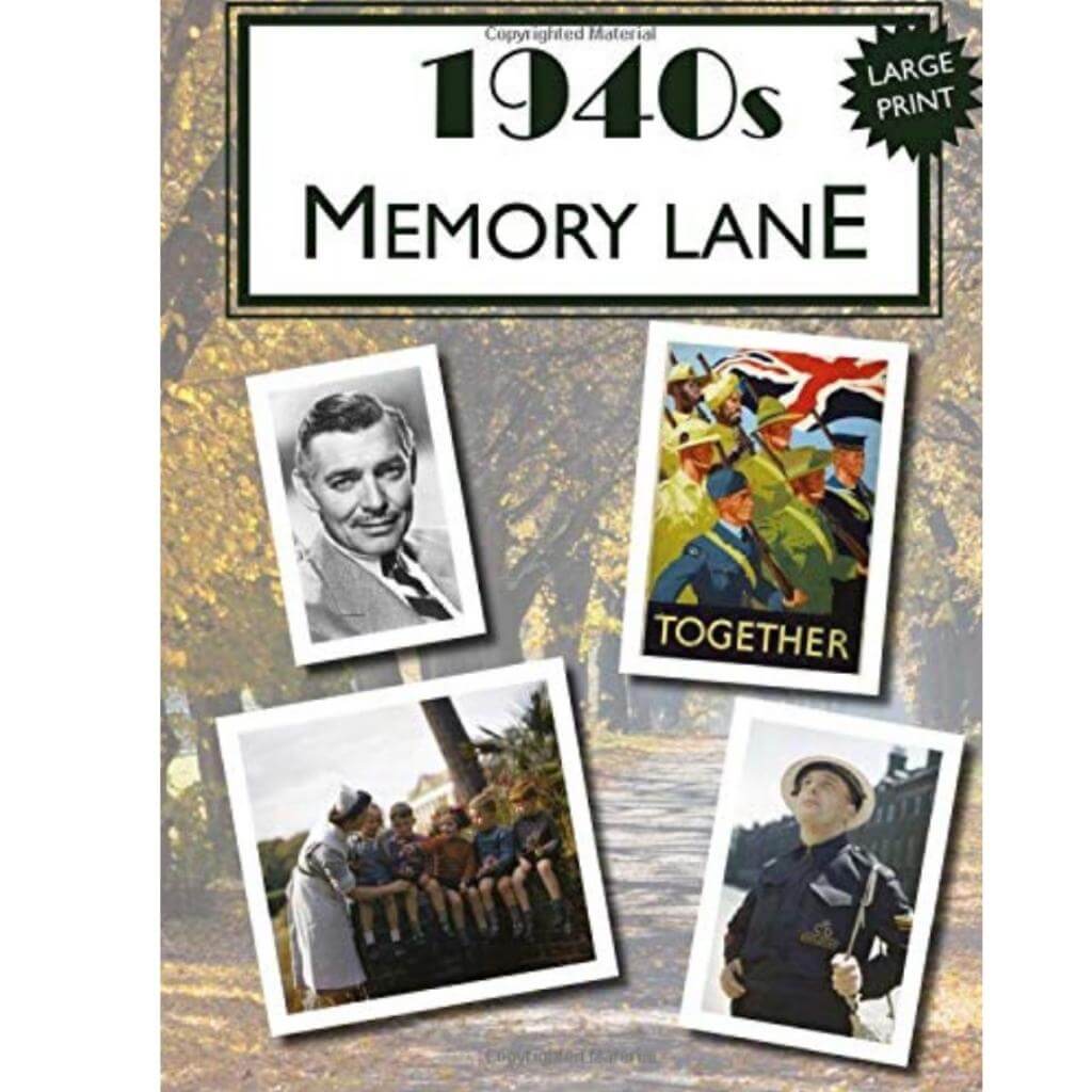 Memory Lane 1940s - Large Print Book - Senior Style