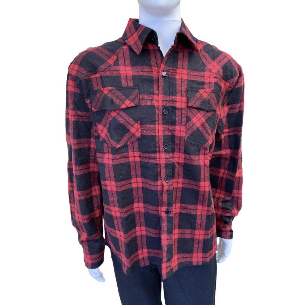 Men&#39;s Flannelette Shirt - Senior Style