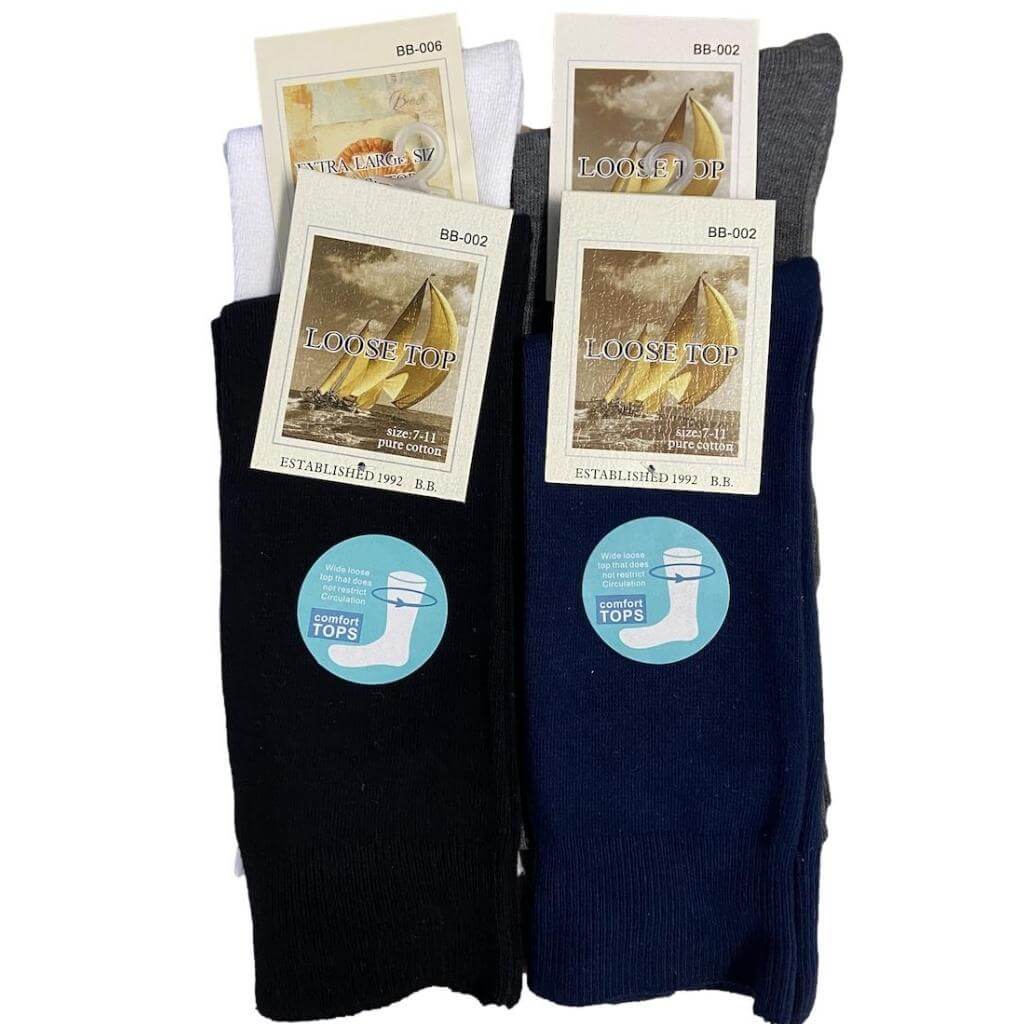 Men&#39;s Loose Top Socks - Senior Style