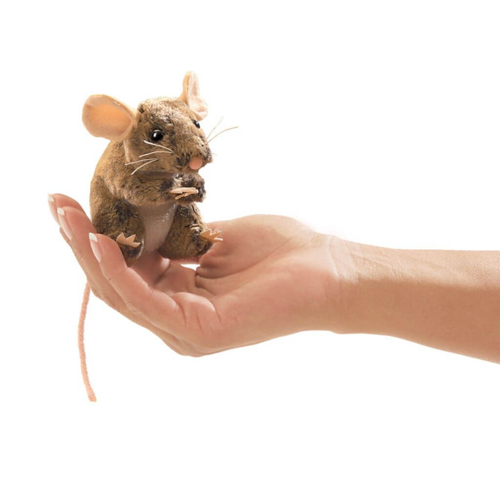 Mini Field Mouse Finger Puppet - Senior Style