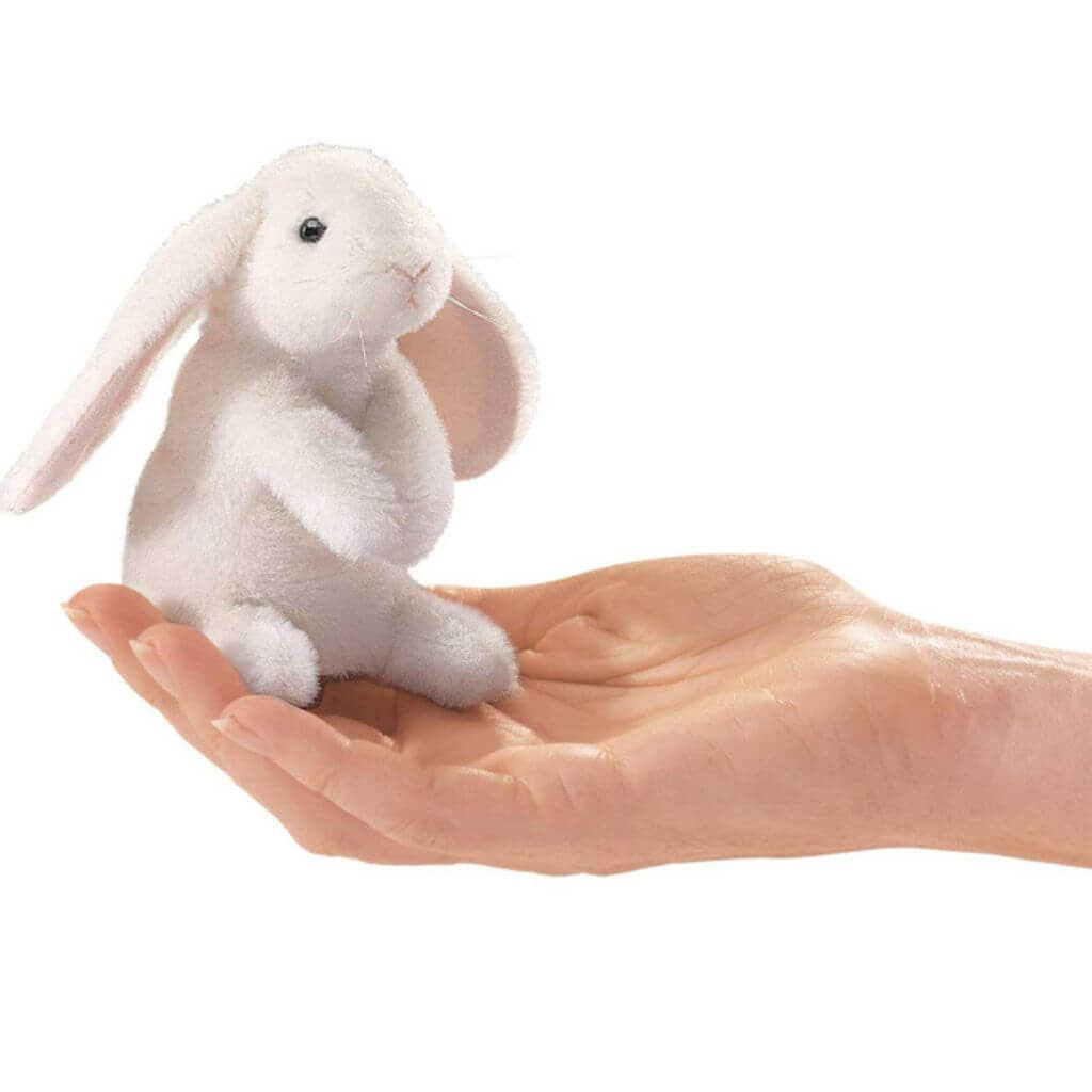 Mini Lop Ear Rabbit Finger Puppets - Senior Style