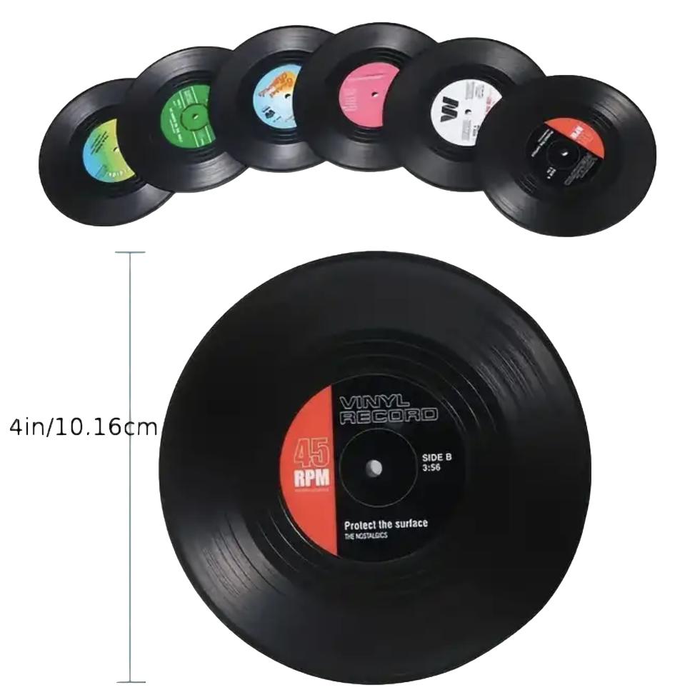 Mini Vinyl Record Coaster - Senior Style