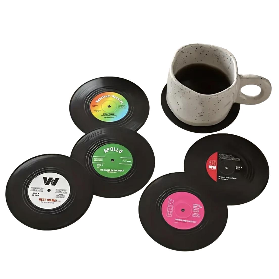 Mini Vinyl Record Coaster - Senior Style