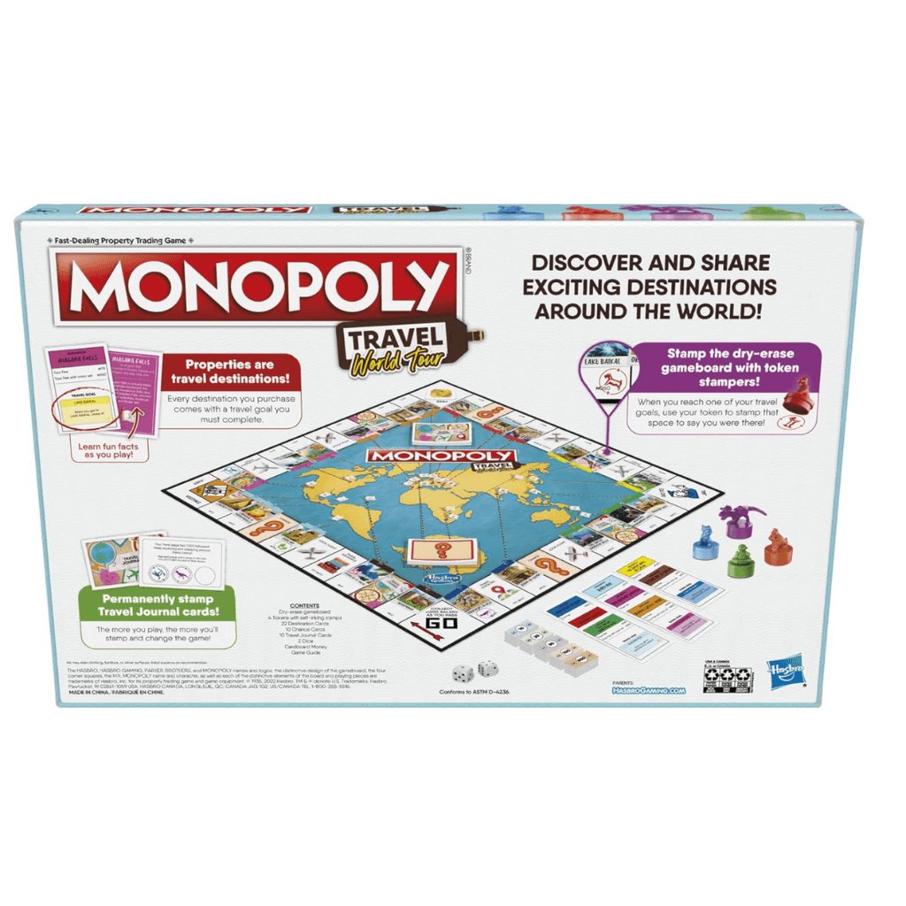 Monopoly Travel and World Tour - Senior Style