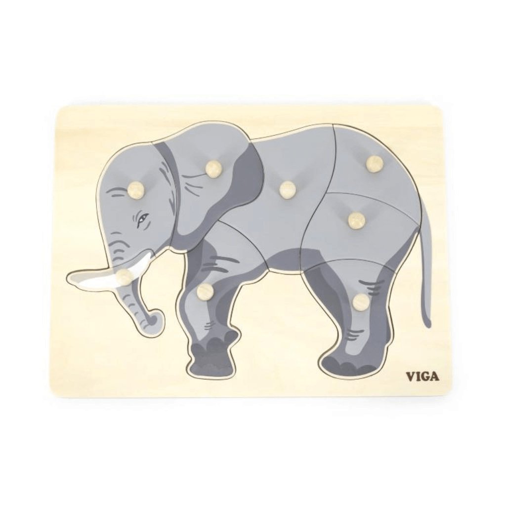 Montessori Elephant Puzzle - Senior Style