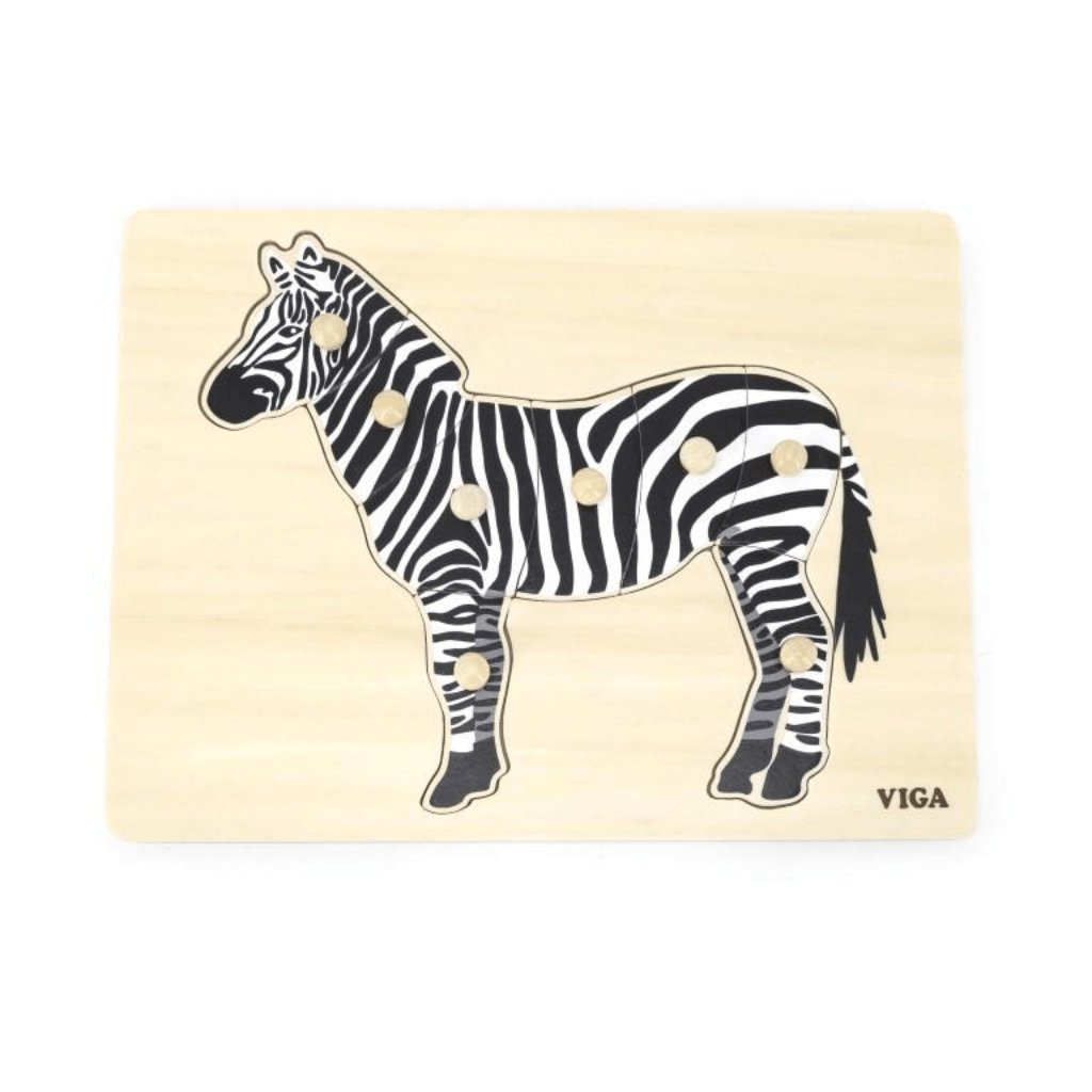 Montessori Zebra Puzzle - Senior Style