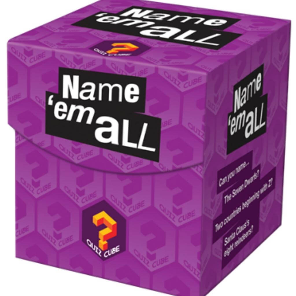 Name Em All Quiz Cube - Senior Style