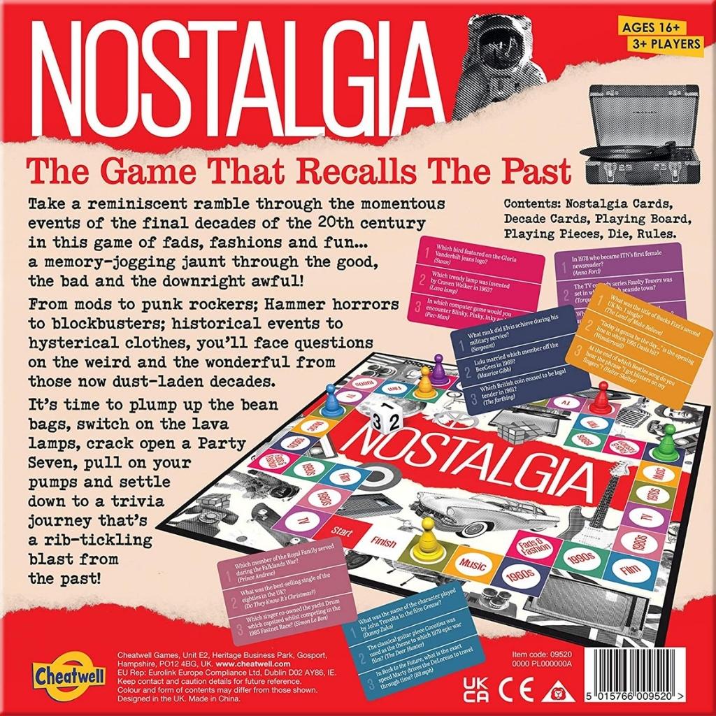 Nostalgia Board Game - Senior Style