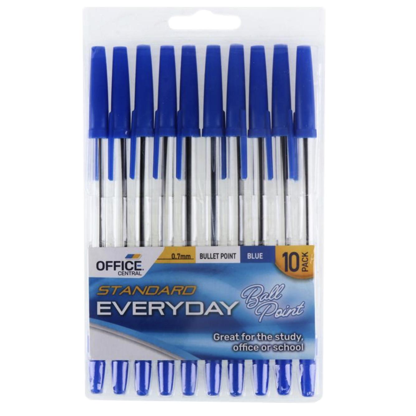 Pack of 10 Ballpoint Pens - Senior Style