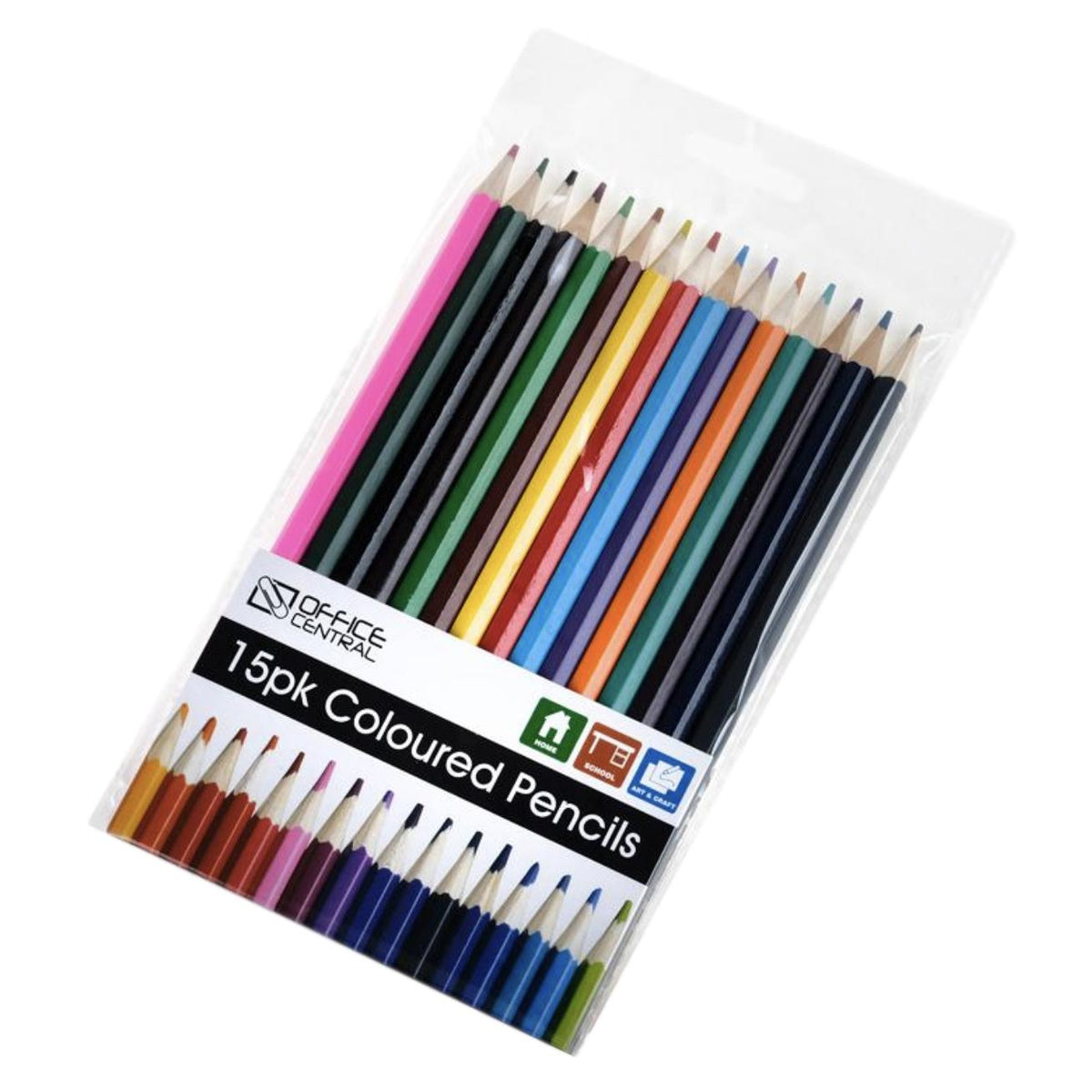 Pack of 15 Coloured Pencils - Senior Style