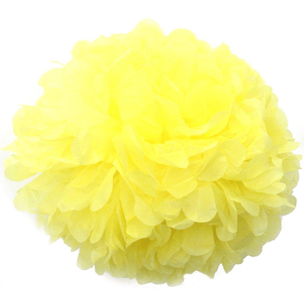 Paper Puffer Ball Yellow - Senior Style