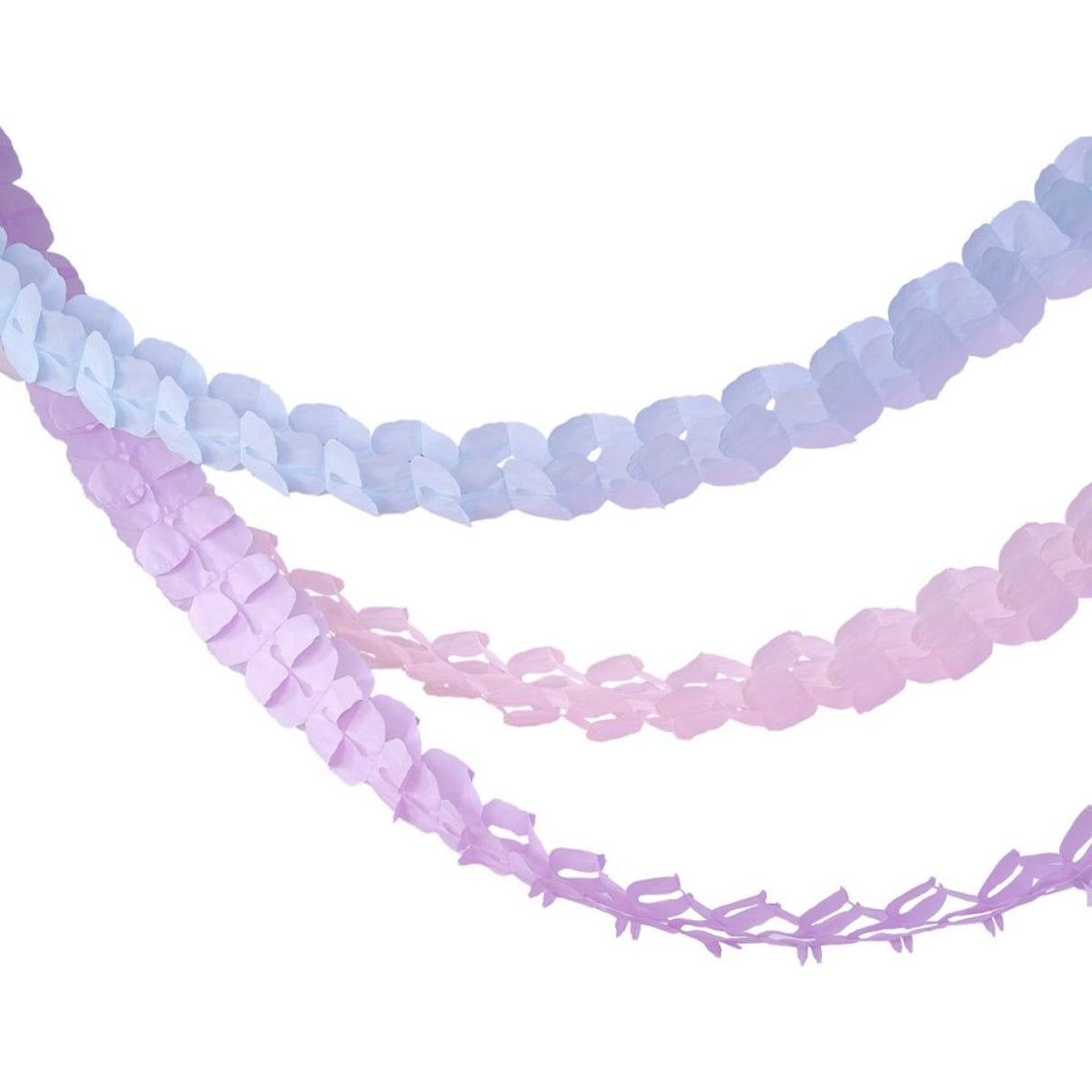 Pastel Wave Honeycomb Garlands - Senior Style