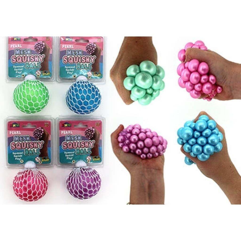 Pearl Mesh Squeeze Ball - Senior Style