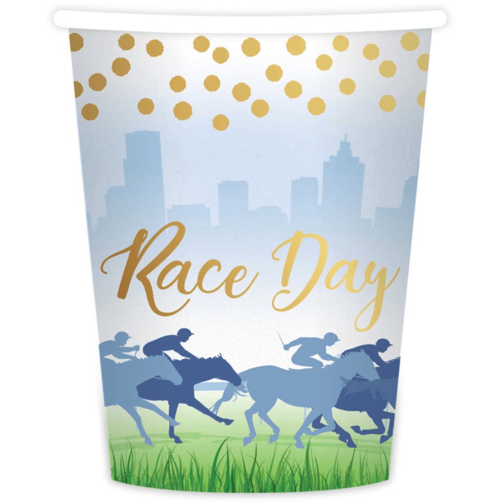 Race Day Hot Stamped Paper Cups - Senior Style