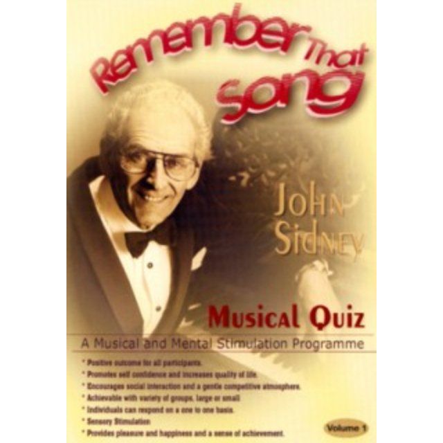 Remember That Song Musical Quiz Volume 1 - Senior Style