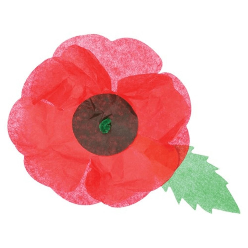 Remembrance Day Poppies Kit Pack of 50 - Senior Style