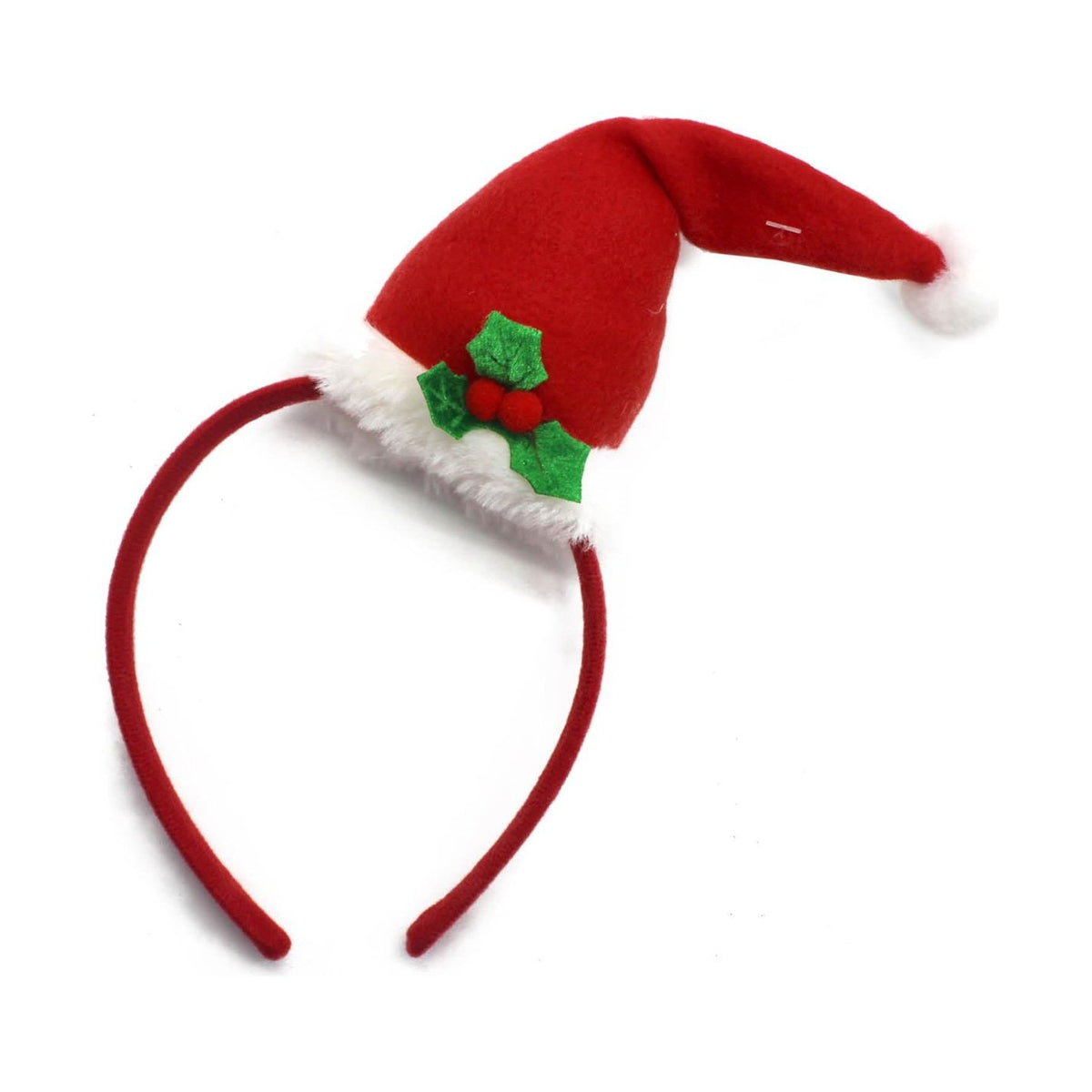 Santa Headband With Holly - Senior Style