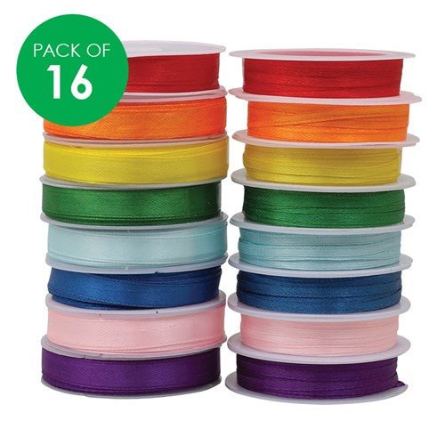 Satin Ribbon Set, Set of 16 - Senior Style