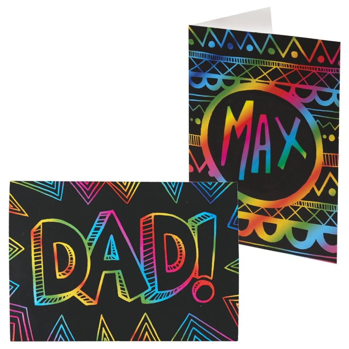 Scratch Board Greeting Cards - Pack of 20 - Senior Style