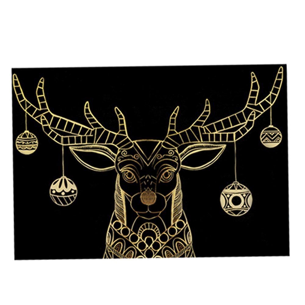 Scratch Board Printed Sheets - Christmas Designs - Pack of 10 - Senior Style