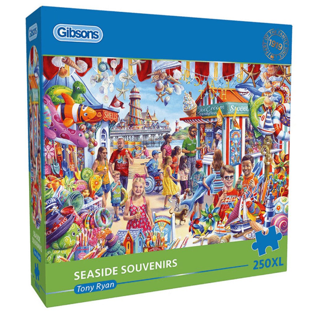 Seaside Souvenirs - 250 XL Piece Jigsaw Puzzle - Senior Style