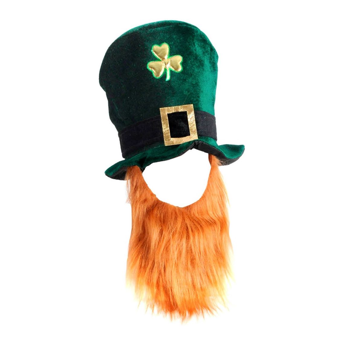 St Patricks Day Hat with Beard - Senior Style