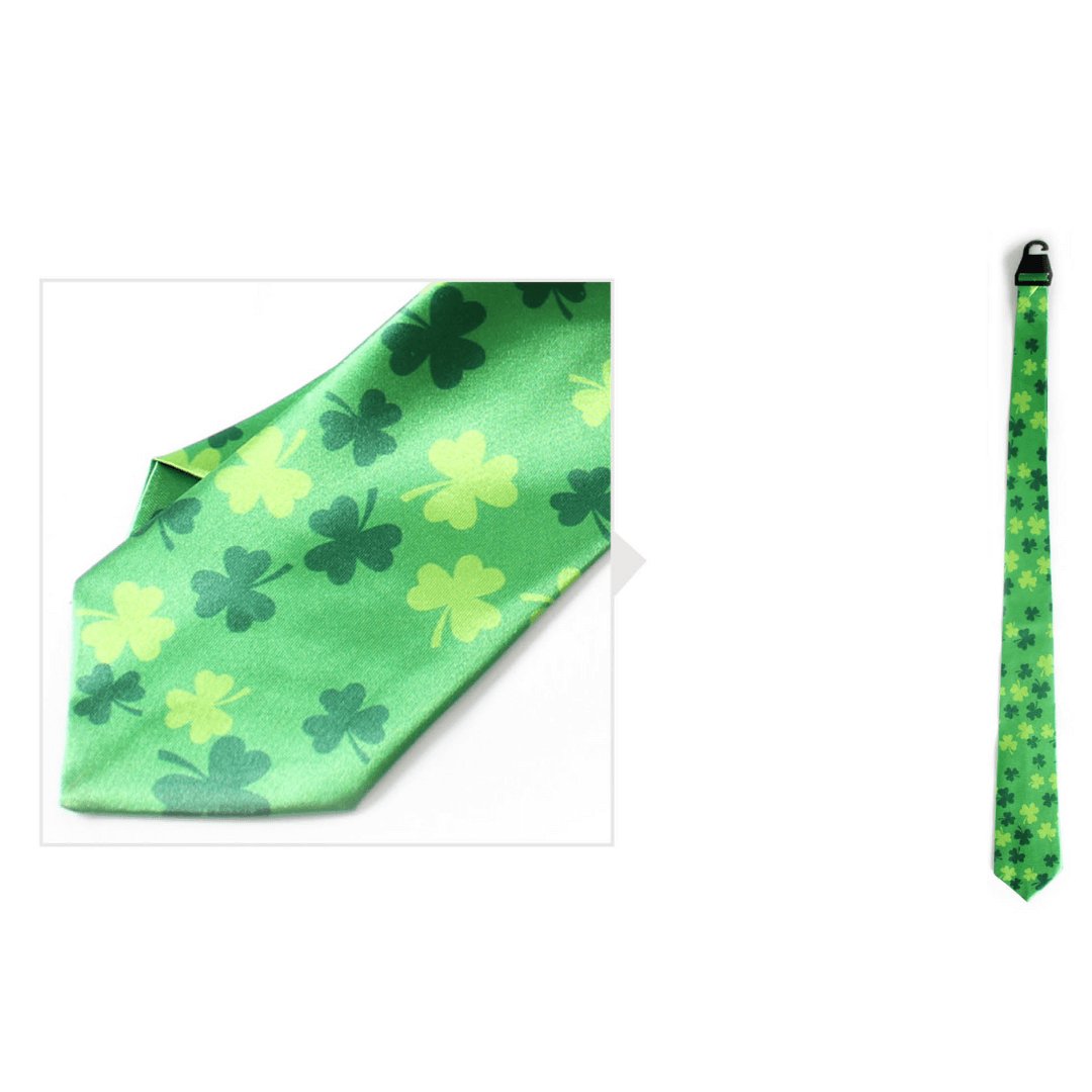 St Patricks Day Shamrock Tie - Senior Style