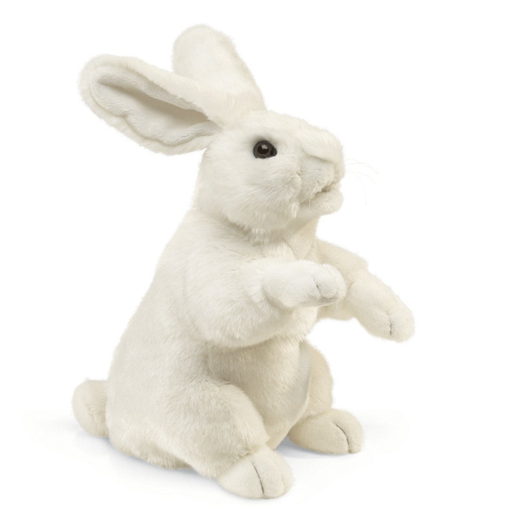 Standing White Rabbit Puppet - Senior Style