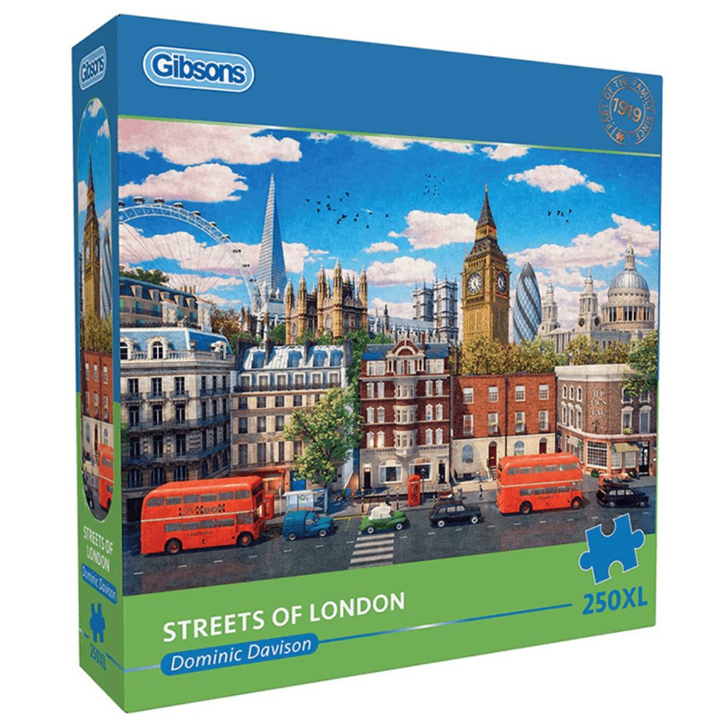 Streets of London - 250 XL Piece Jigsaw Puzzle - Senior Style