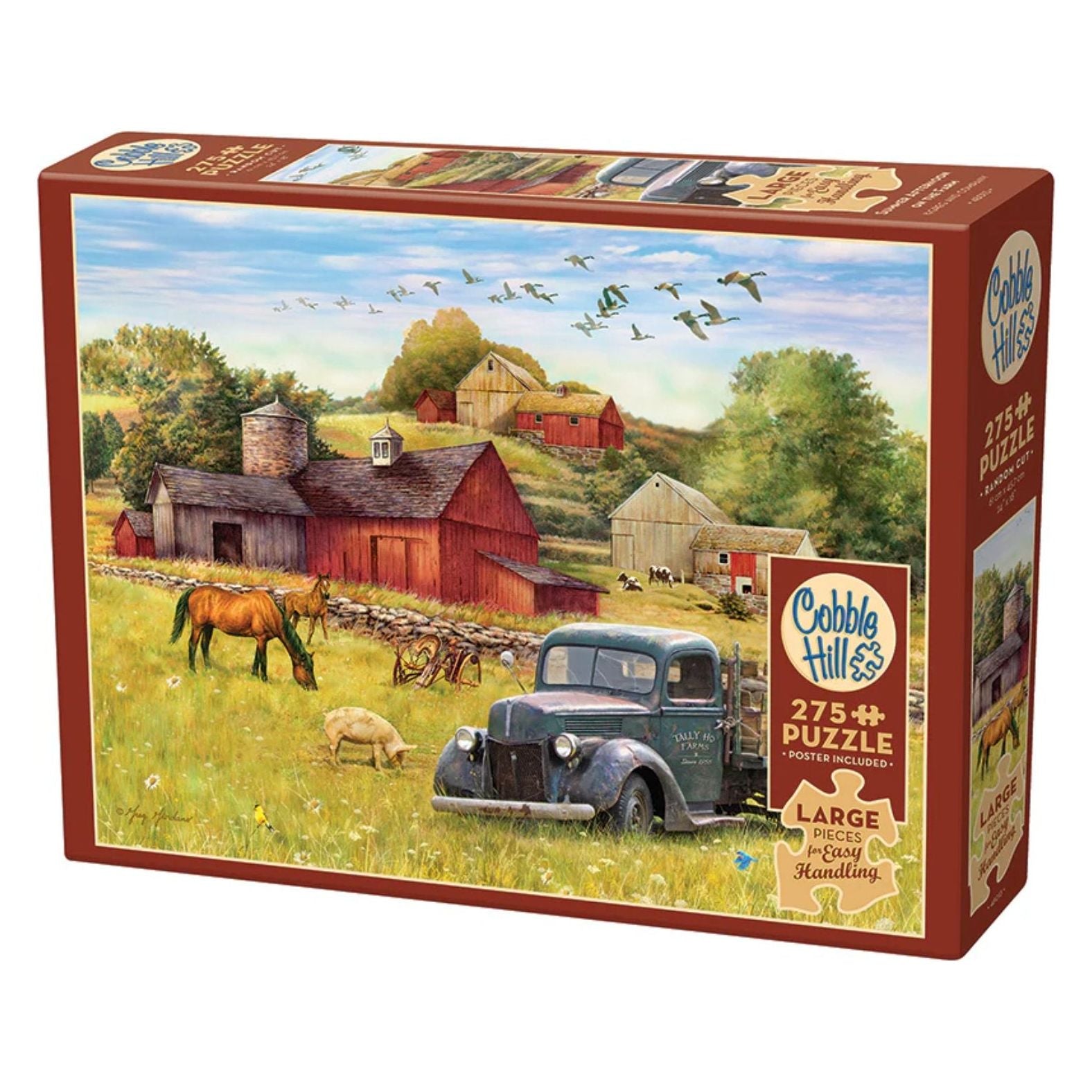 Summer Afternoon - 275 Large Piece Jigsaw Puzzle - Senior Style